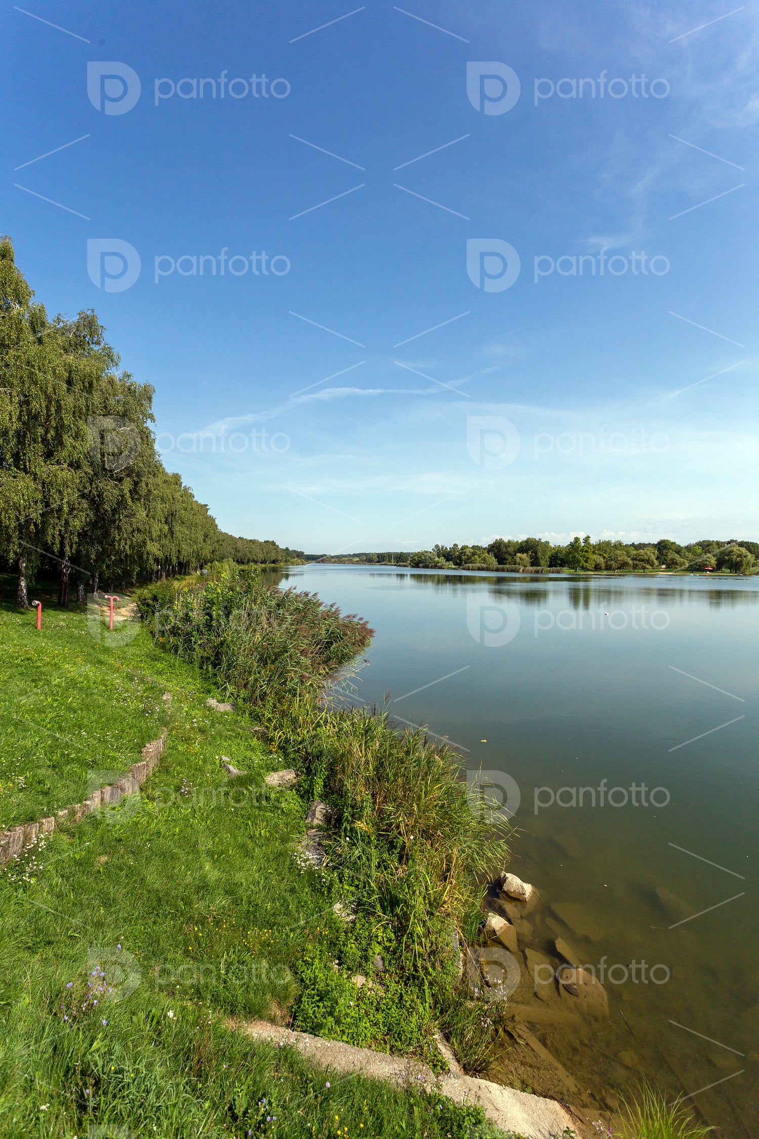 The Gébárti-tó in Zalaegerszeg