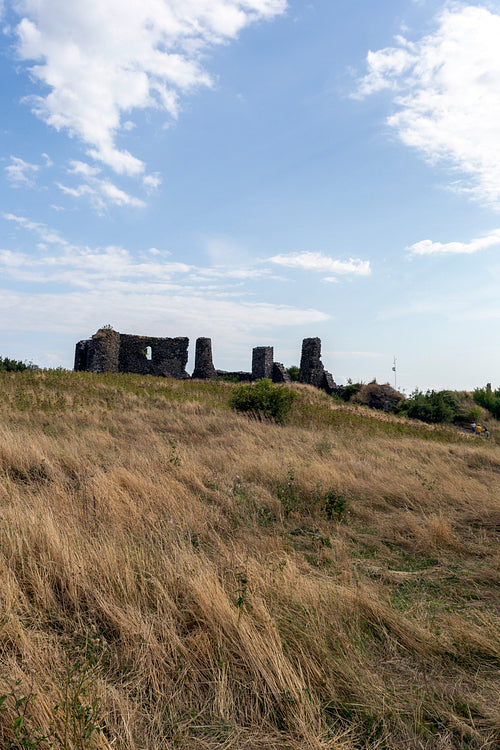 Ruins of the castle of Csobánc