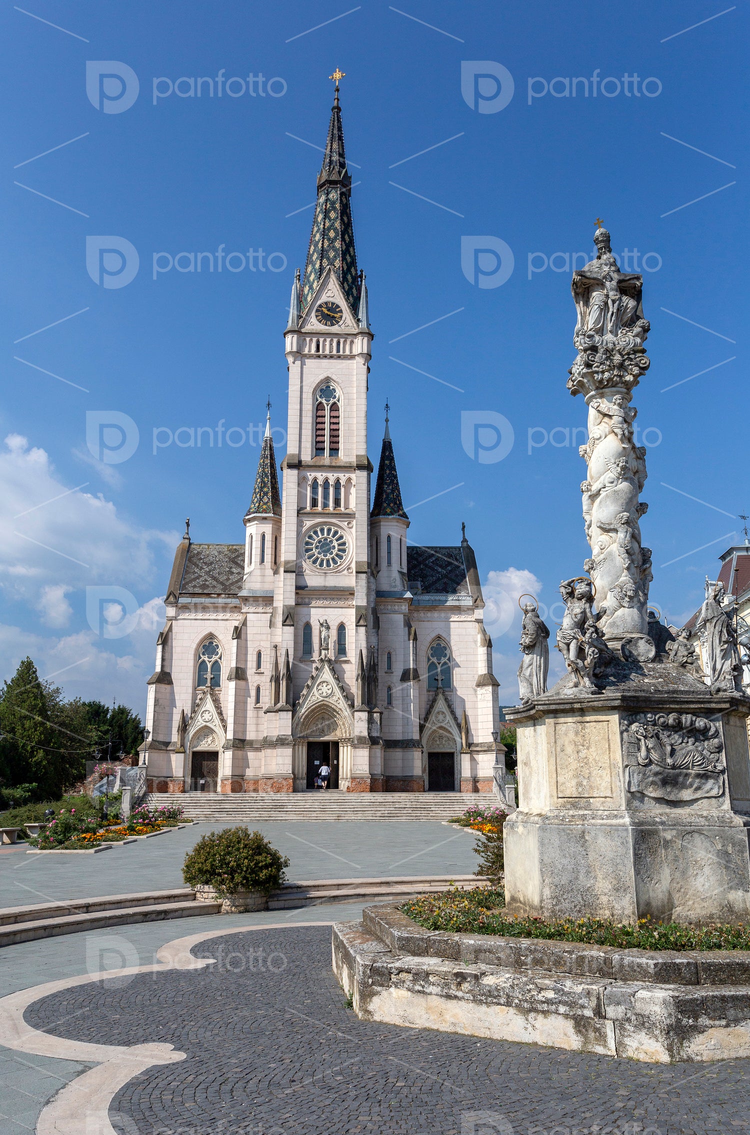 Sacred Heart Church in Koszeg, Hungary