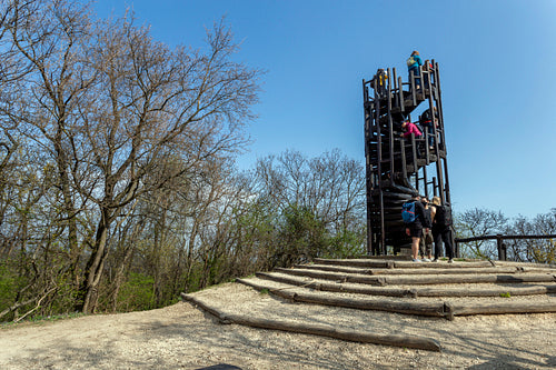 Makovecz Imre Lookout Tower near Budapest