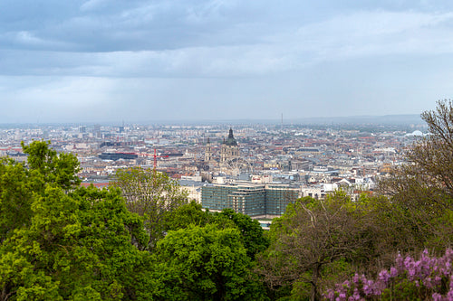 View of Budapest from the citadel
