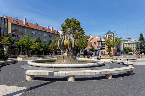 Fountain in Zalaegerszeg