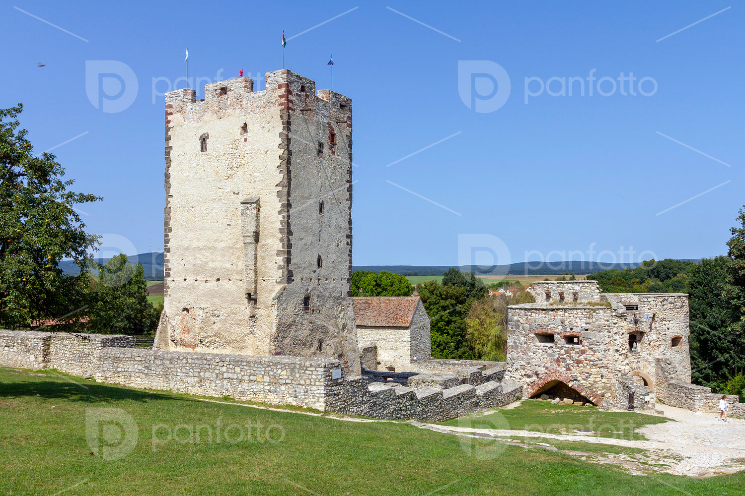 Kinizsi castle in Nagyvázsony