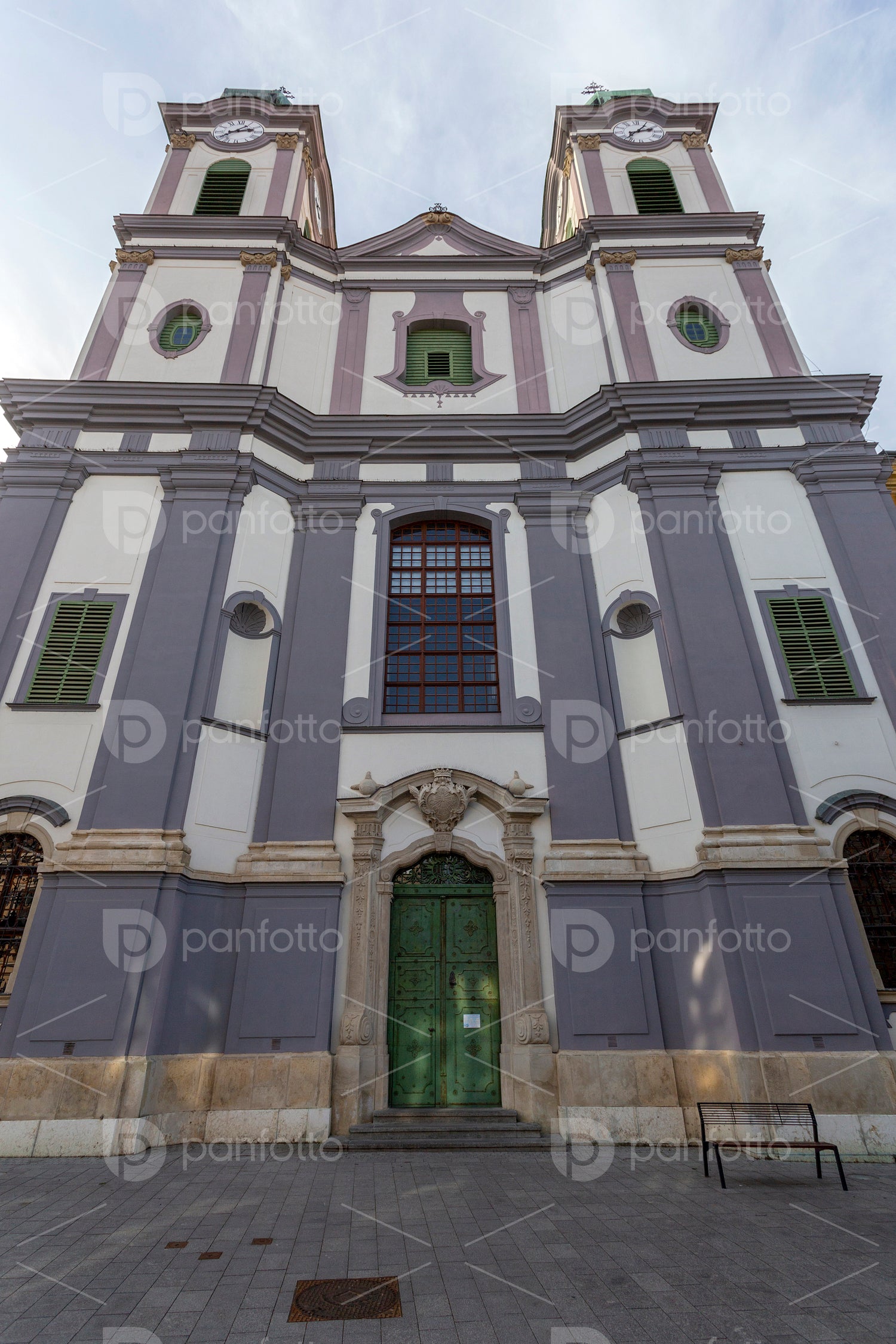 Facade of the Cistercian Church of Székesfehérvár
