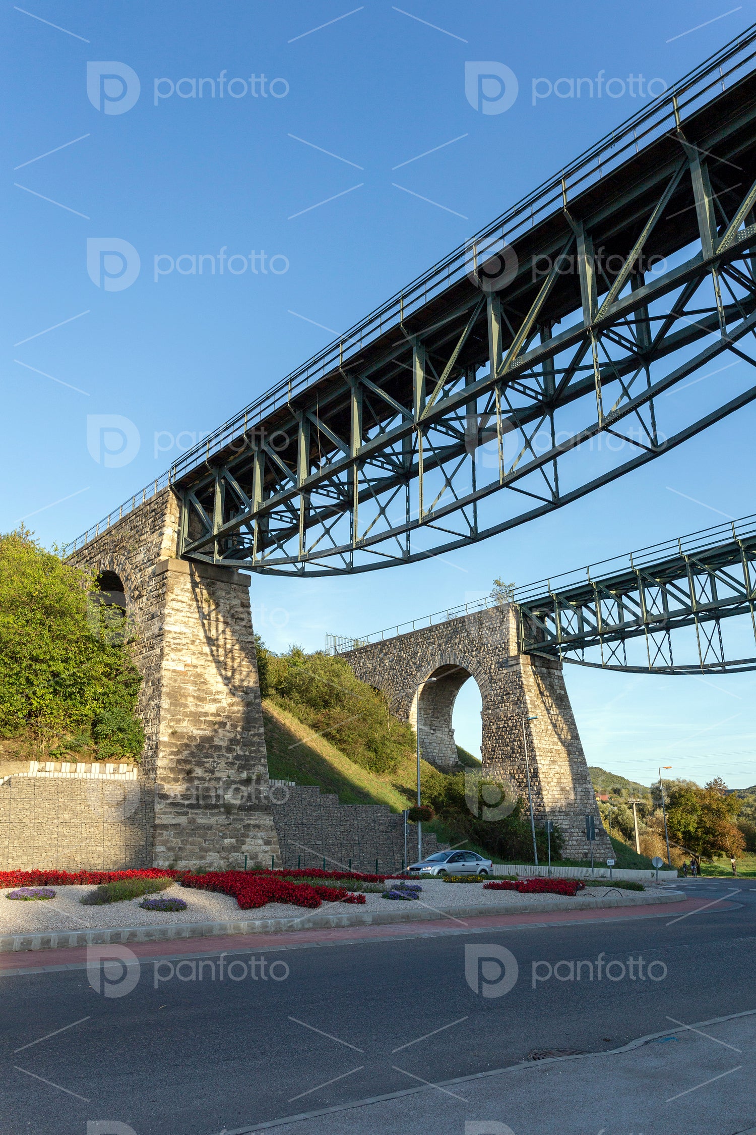 Railway viaduct in Biatorbágy, Hungary