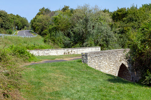Baroque stone bridge in Dörgicse