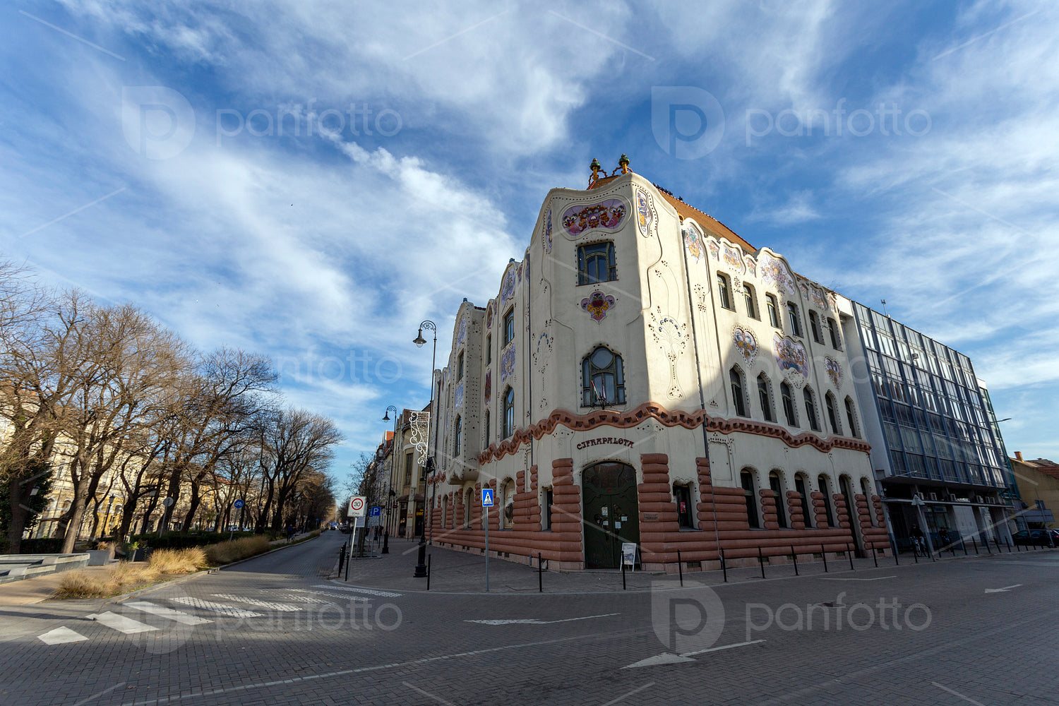 Cifrapalota building in Kecskemet, Hungary