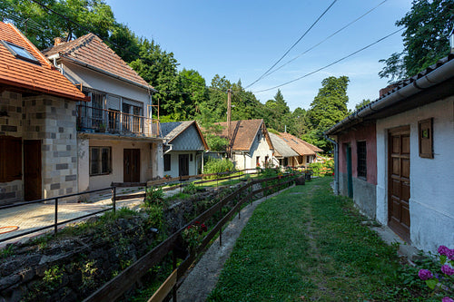 Wine cellars in Zsólyomka valley